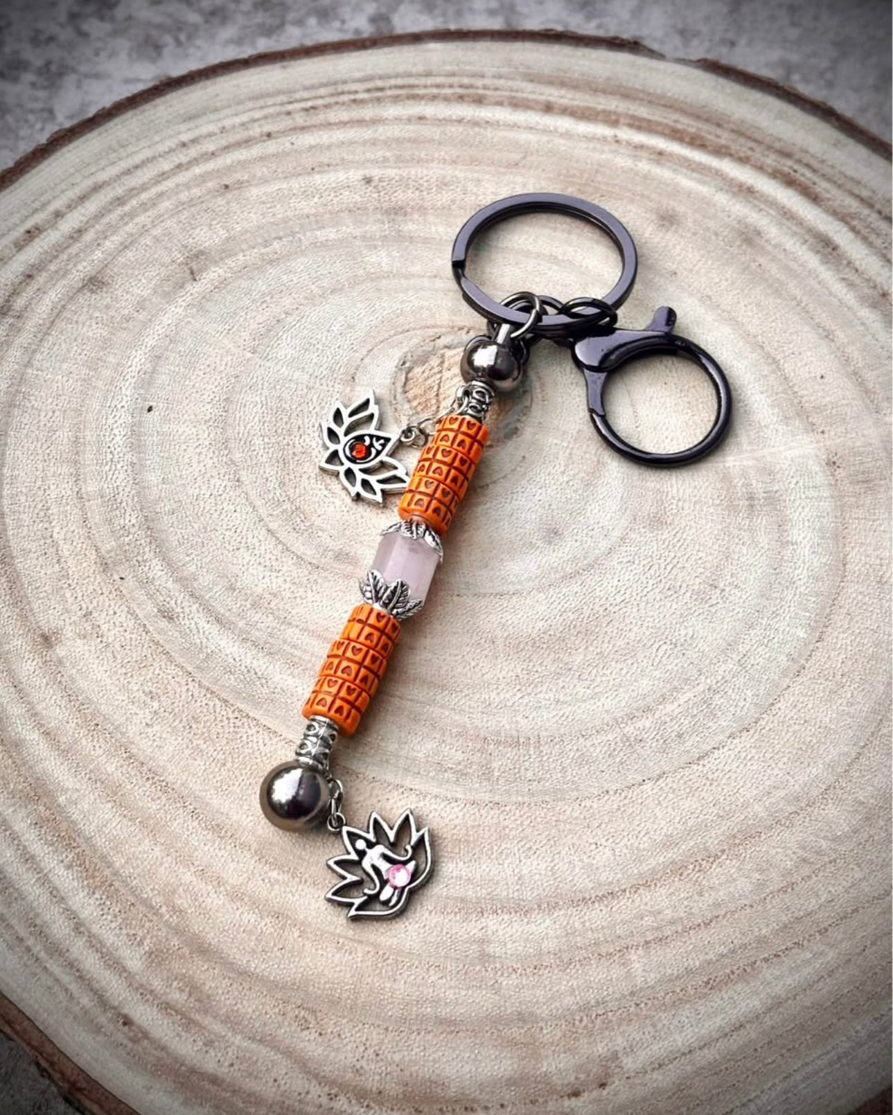Lotus keychain