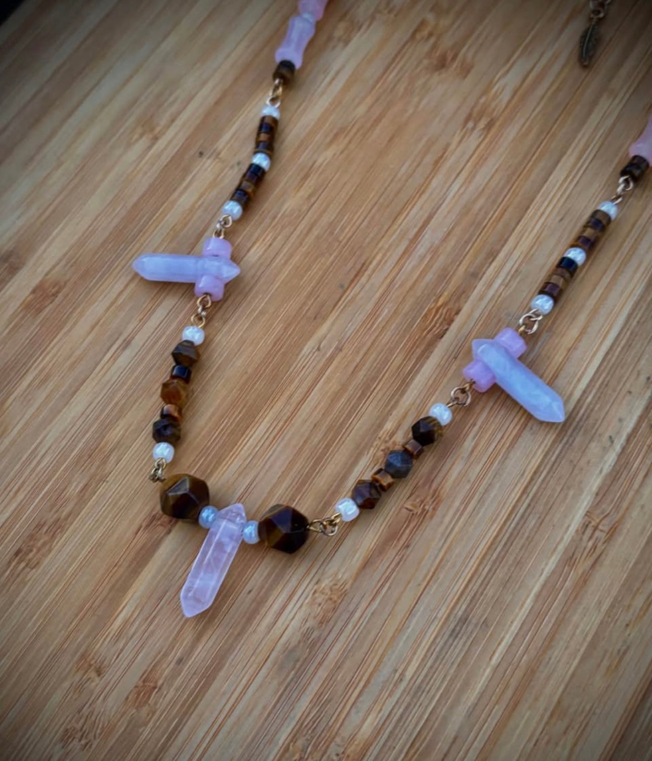 Tiger eye dream necklace