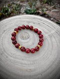 Golden sand stone bracelet