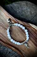 Lock and key Jade bracelet