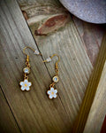 Sakura flower drop earrings