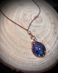 Rosie golden and blue necklace