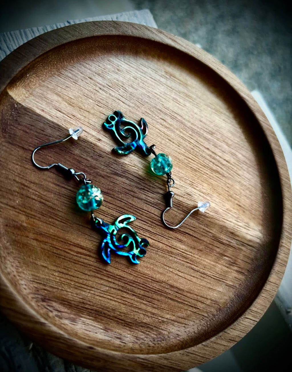 Hawaiian turtle  earrings